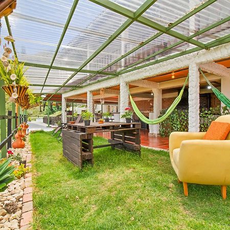 Cabana Tipo Glamping Savieza Life Experience Nemocon المظهر الخارجي الصورة
