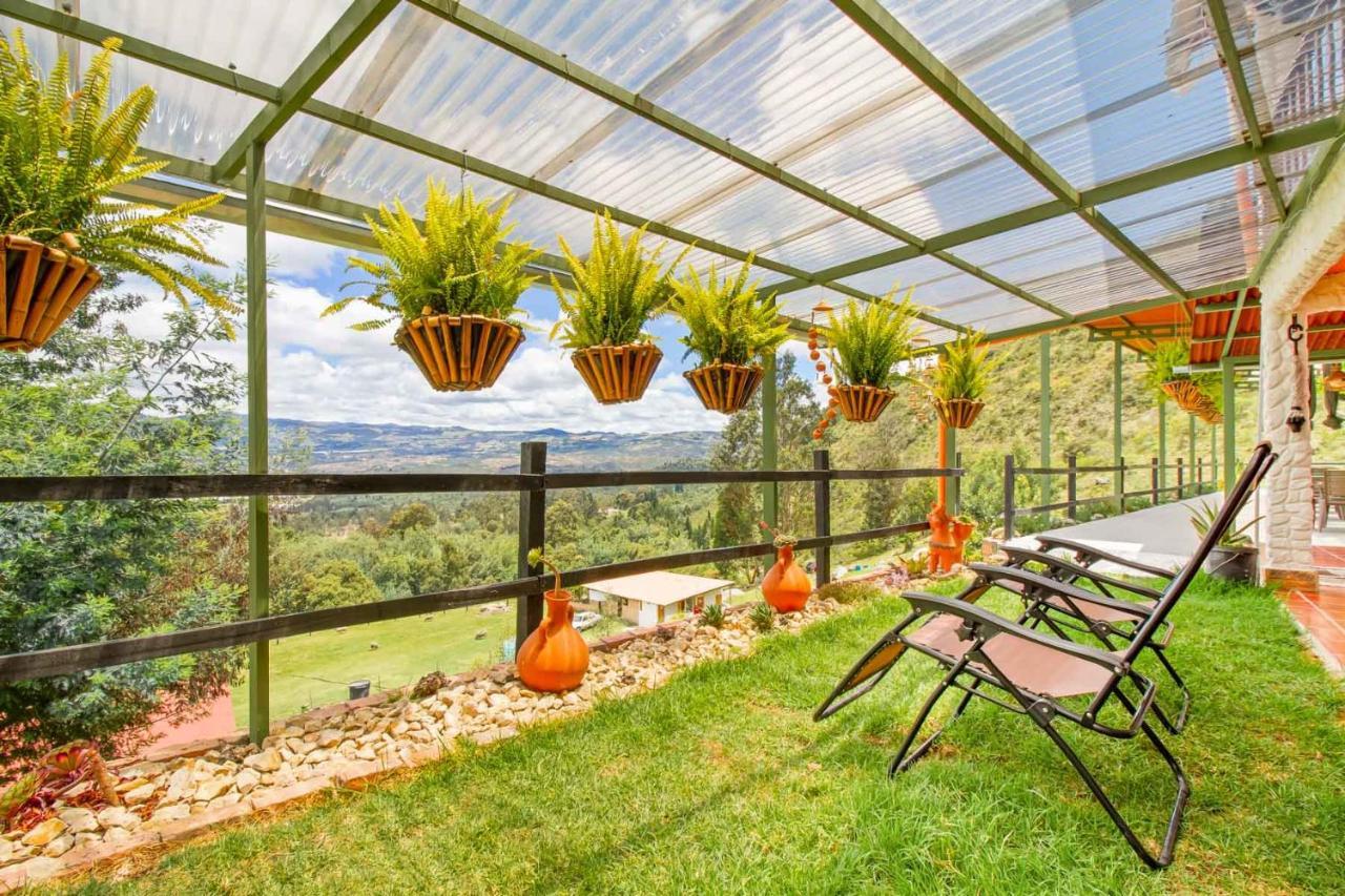 Cabana Tipo Glamping Savieza Life Experience Nemocon المظهر الخارجي الصورة